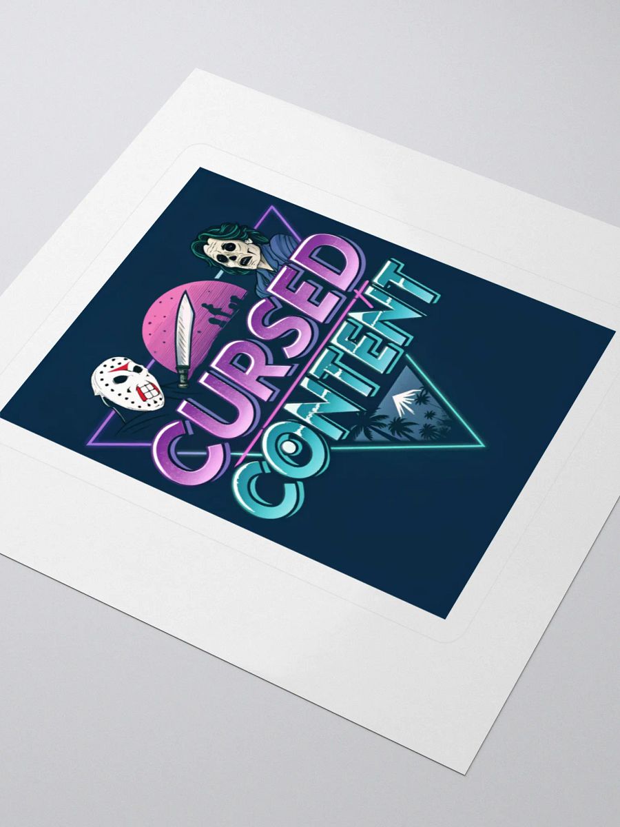 Cursed Content Sticker, Featuring the Shimmer Lake Slasher: Variant #3 product image (3)