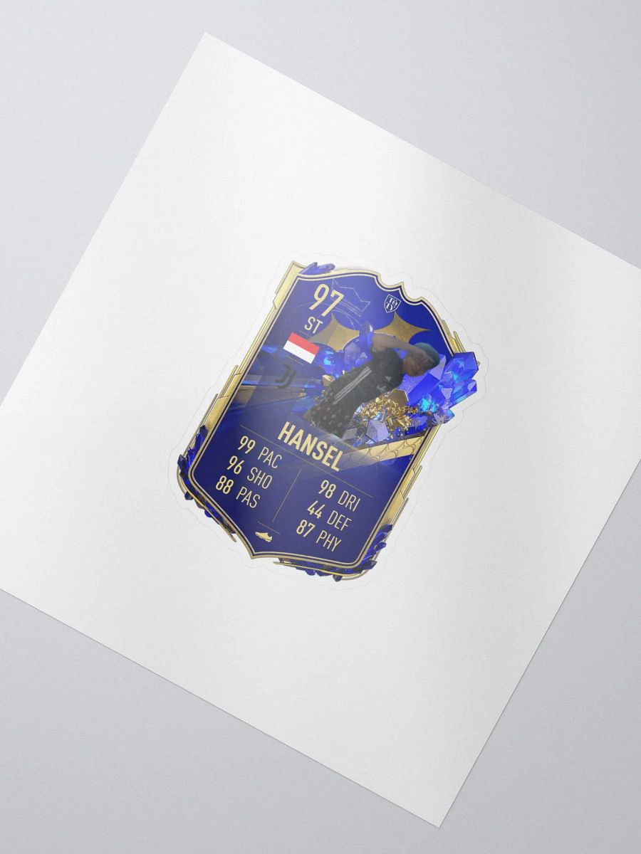 Hansel Plays fifa card sticker product image (2)