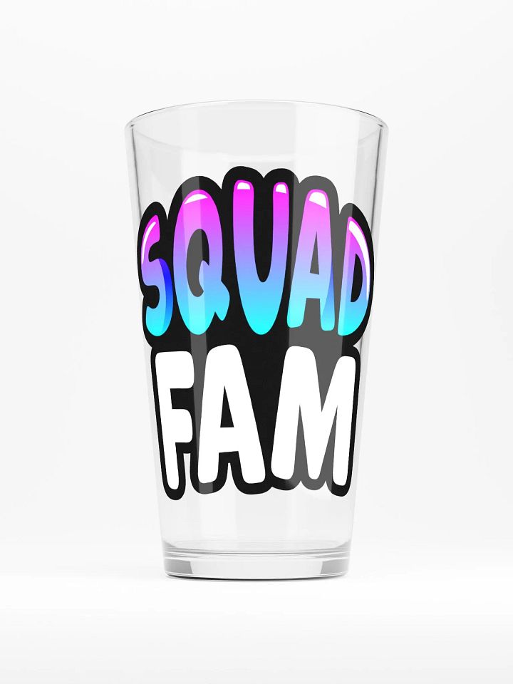 SQUAD FAM PINT GLASS product image (1)