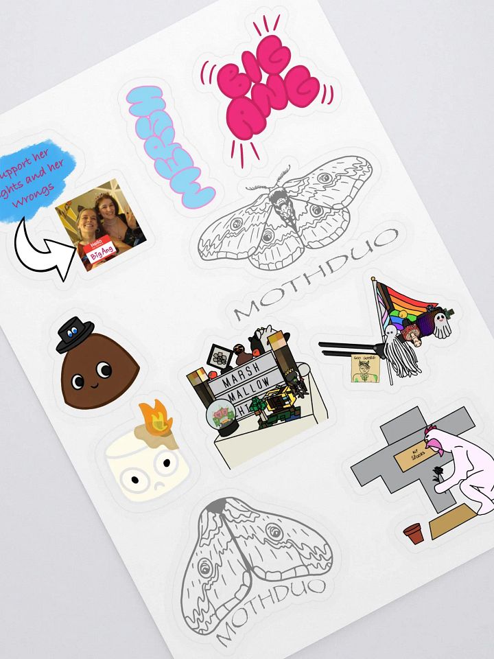 Marsh Sticker Sheet (Big Ang Edition) product image (1)