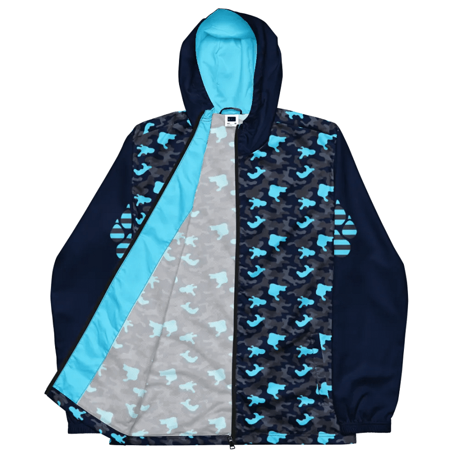 Paw Print Camo Windbreaker product image (1)