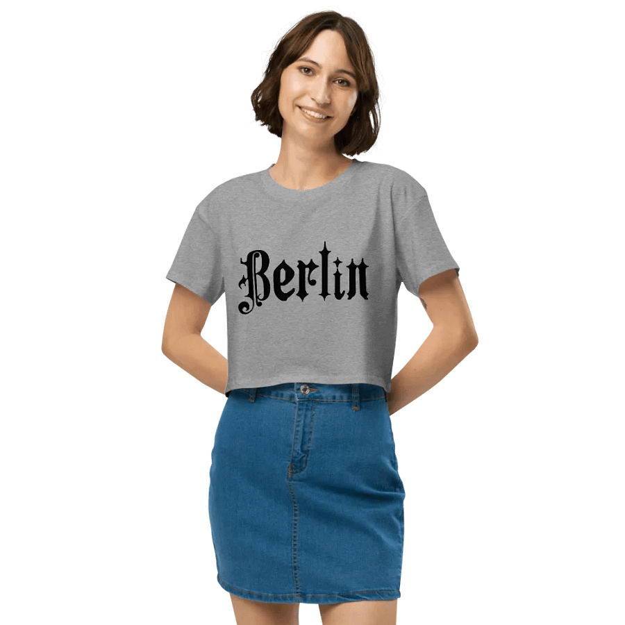 Berlin in Black crop top product image (4)