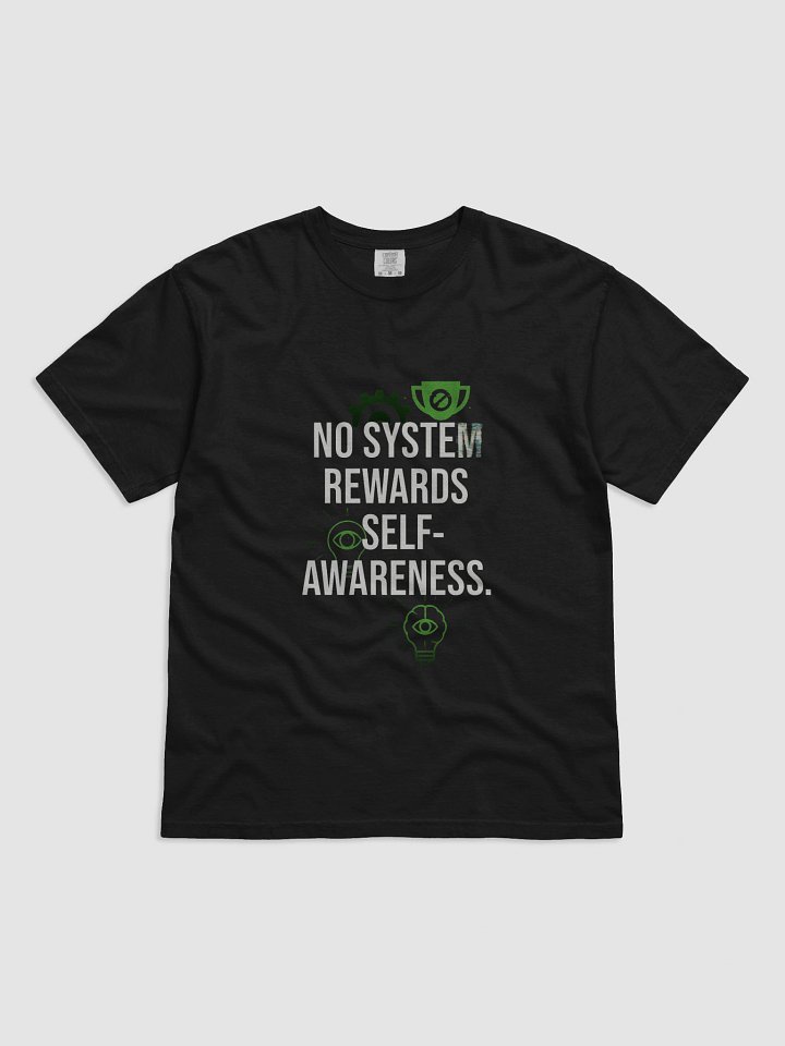 No system reward Sefl-Awareness T-Shirt product image (4)