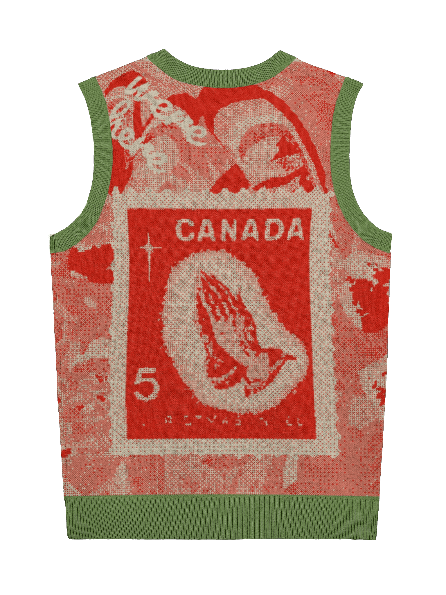 Wish You Were Here Canadian Christmas Vest product image (2)