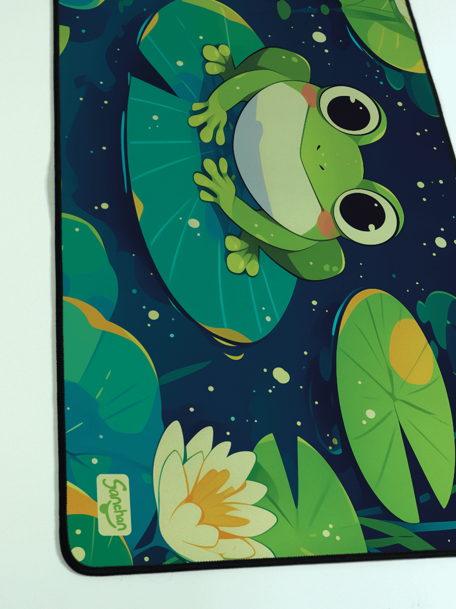 frog on lilypad mousepad product image (3)