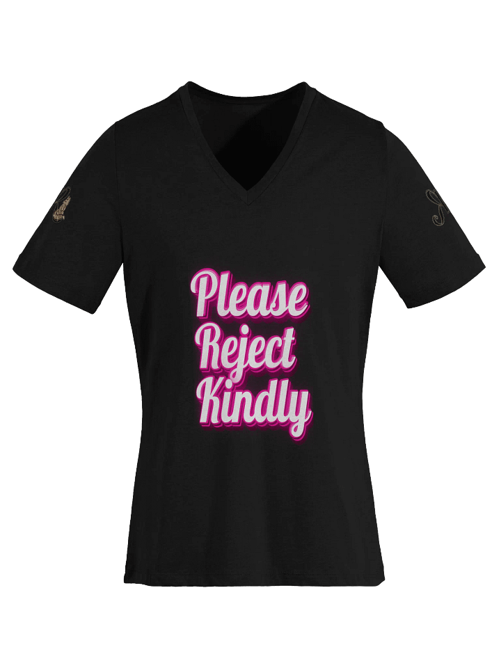 Reject Kindly/Other Words V-Neck T-Shirt product image (3)