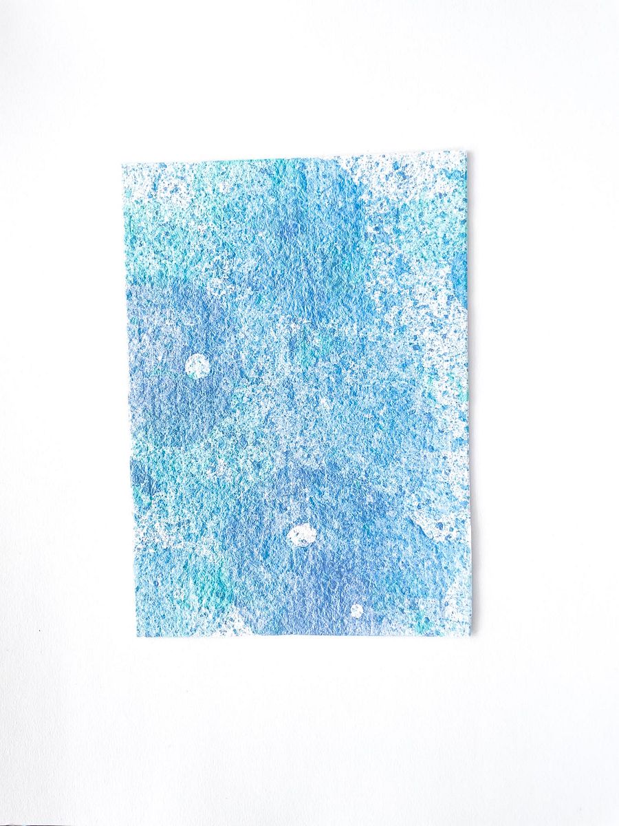 5x7 Original Teal Green and Blue product image (1)
