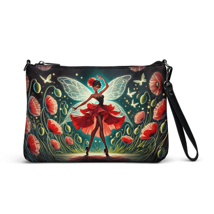 Beautiful Poppy Fairy Crossbody Bag - Fairytale Purse product image (1)