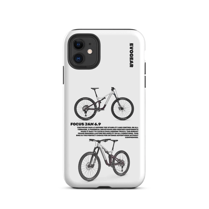White Jam 6.9 iPhone Case product image (2)