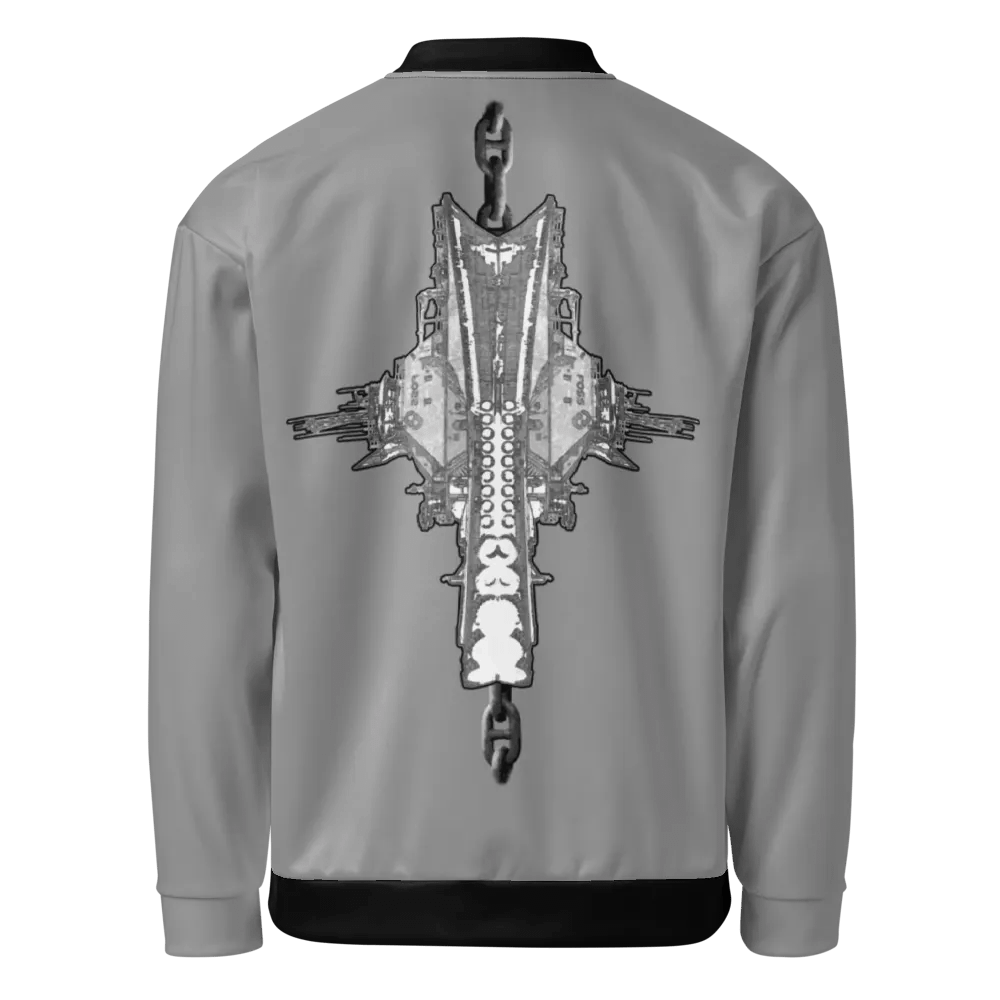 Gray Foss double tug Bomber Jacket product image (3)