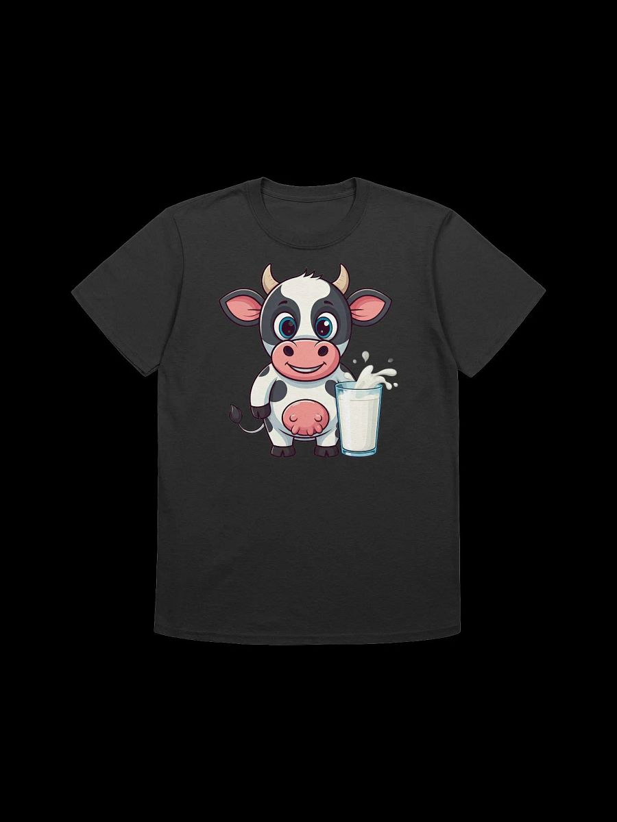 Food Lover-Cute Cow Cartoon-Milk Lover T-Shirt product image (6)