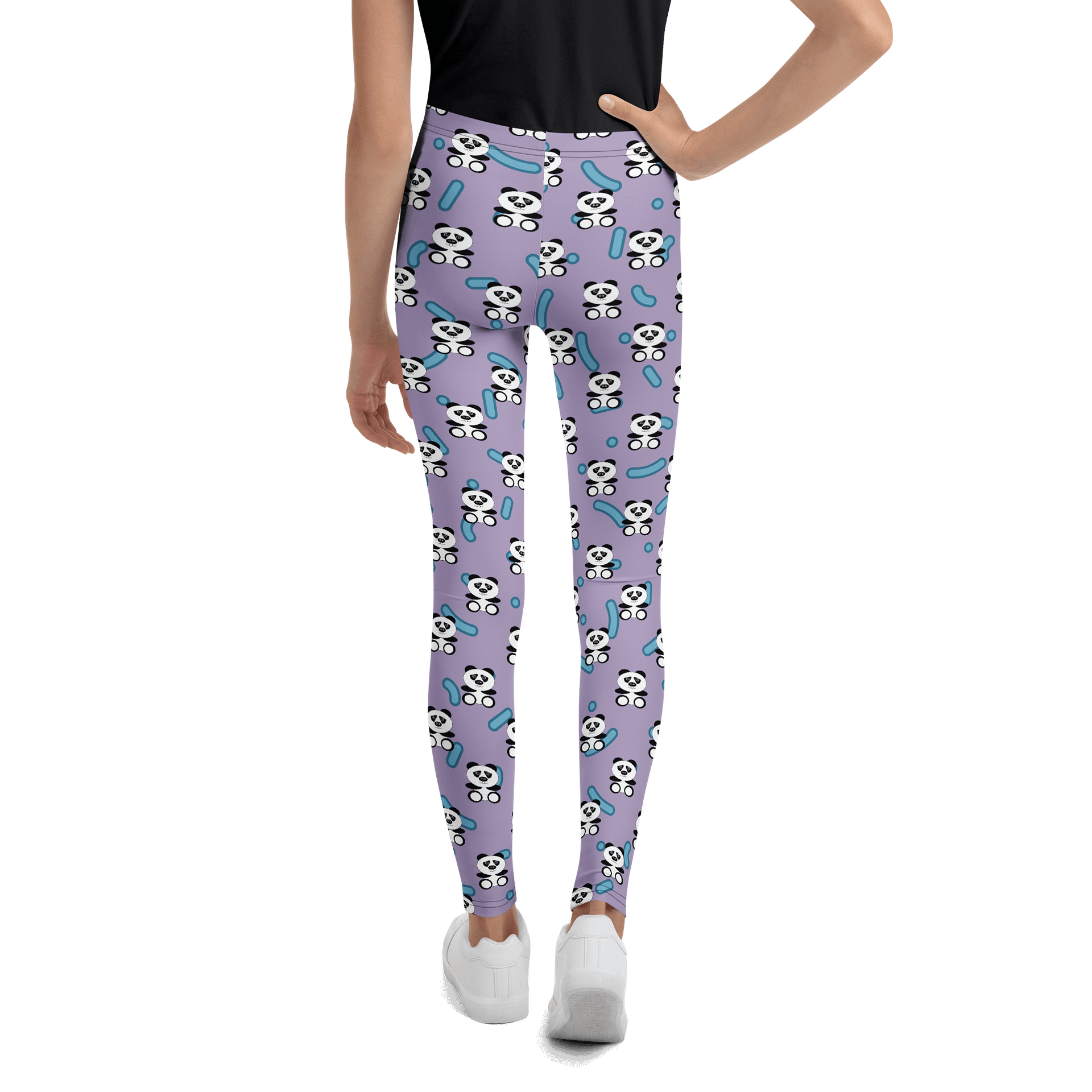 Bamboo Panda Dreams Youth Leggings product image (3)