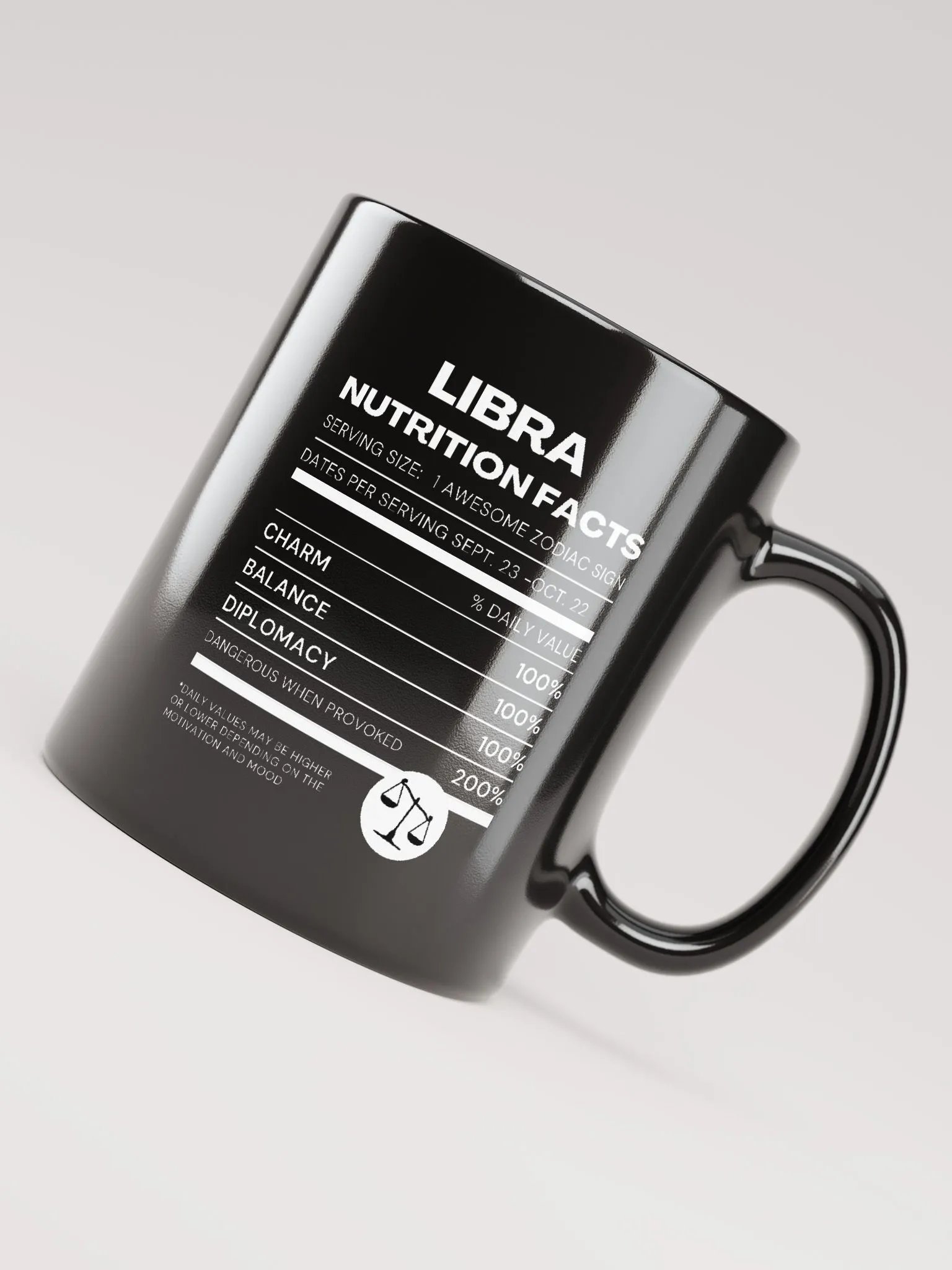 Libra Nutrition Facts Mug product image (8)