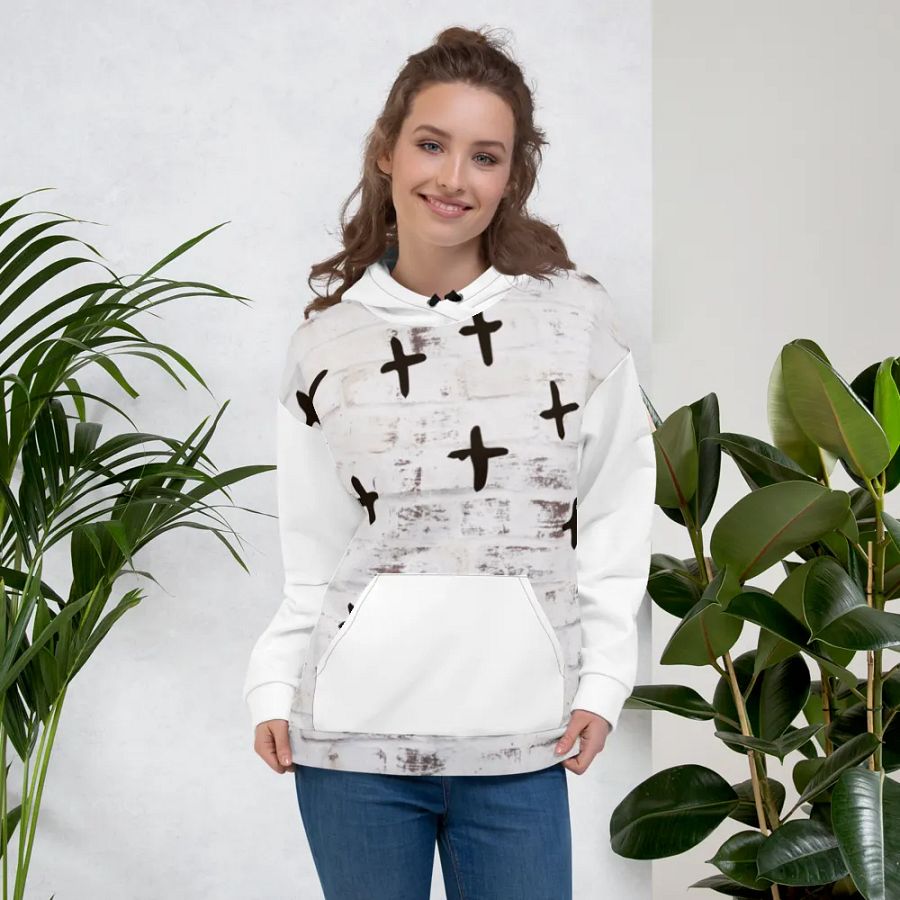 I see jesus sitted on the thrown Unisex Hoodie product image (4)