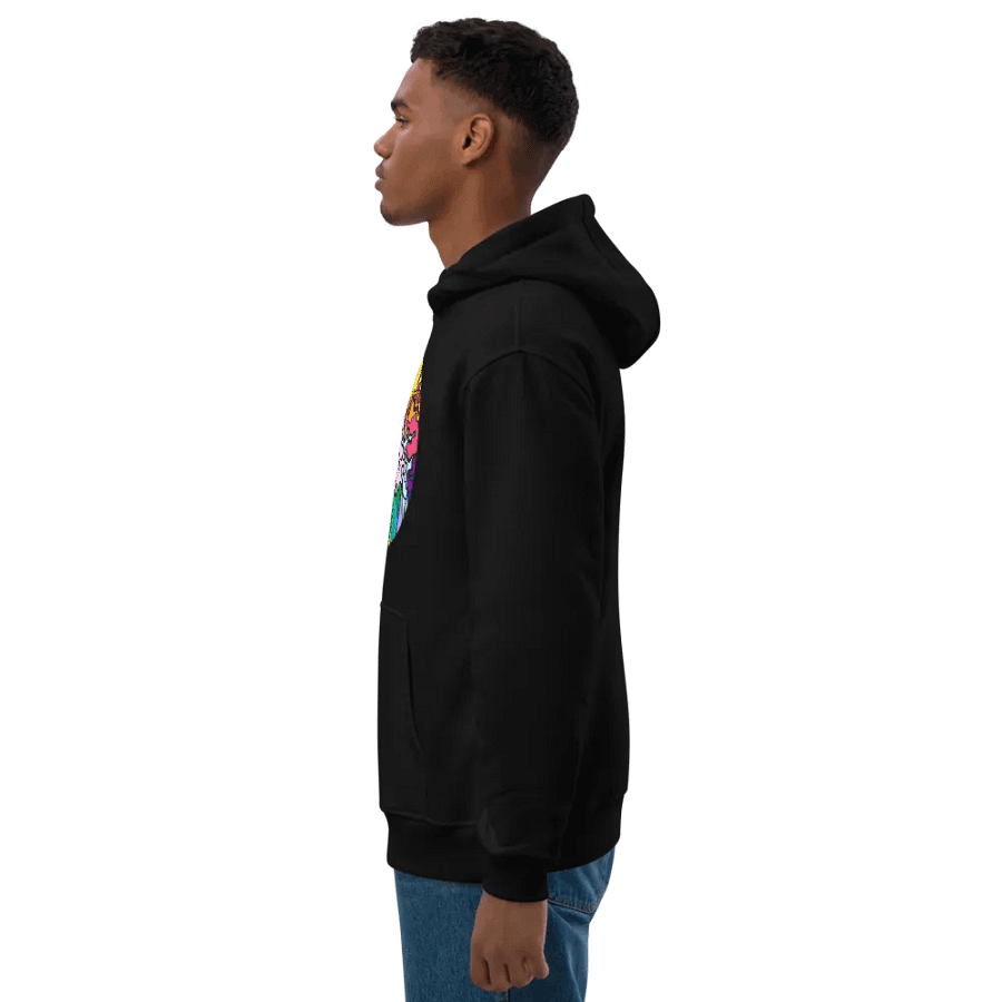 Vibrant Wave Eco Hoodie - Wave at Sunset product image (5)