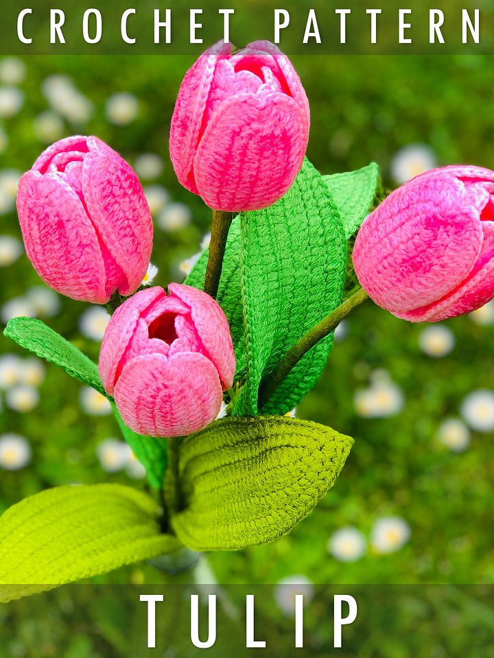 Crochet Tulip Pattern product image (1)