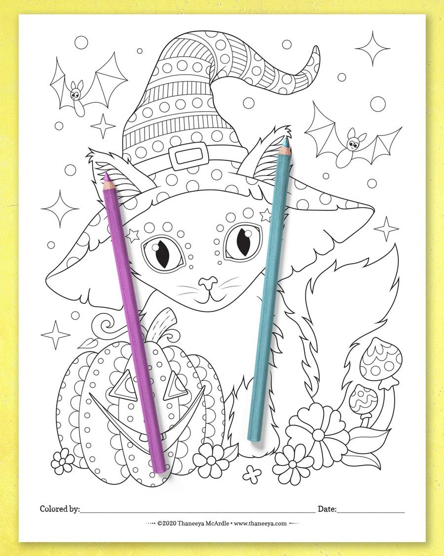 Halloween Coloring Pages product image (6)