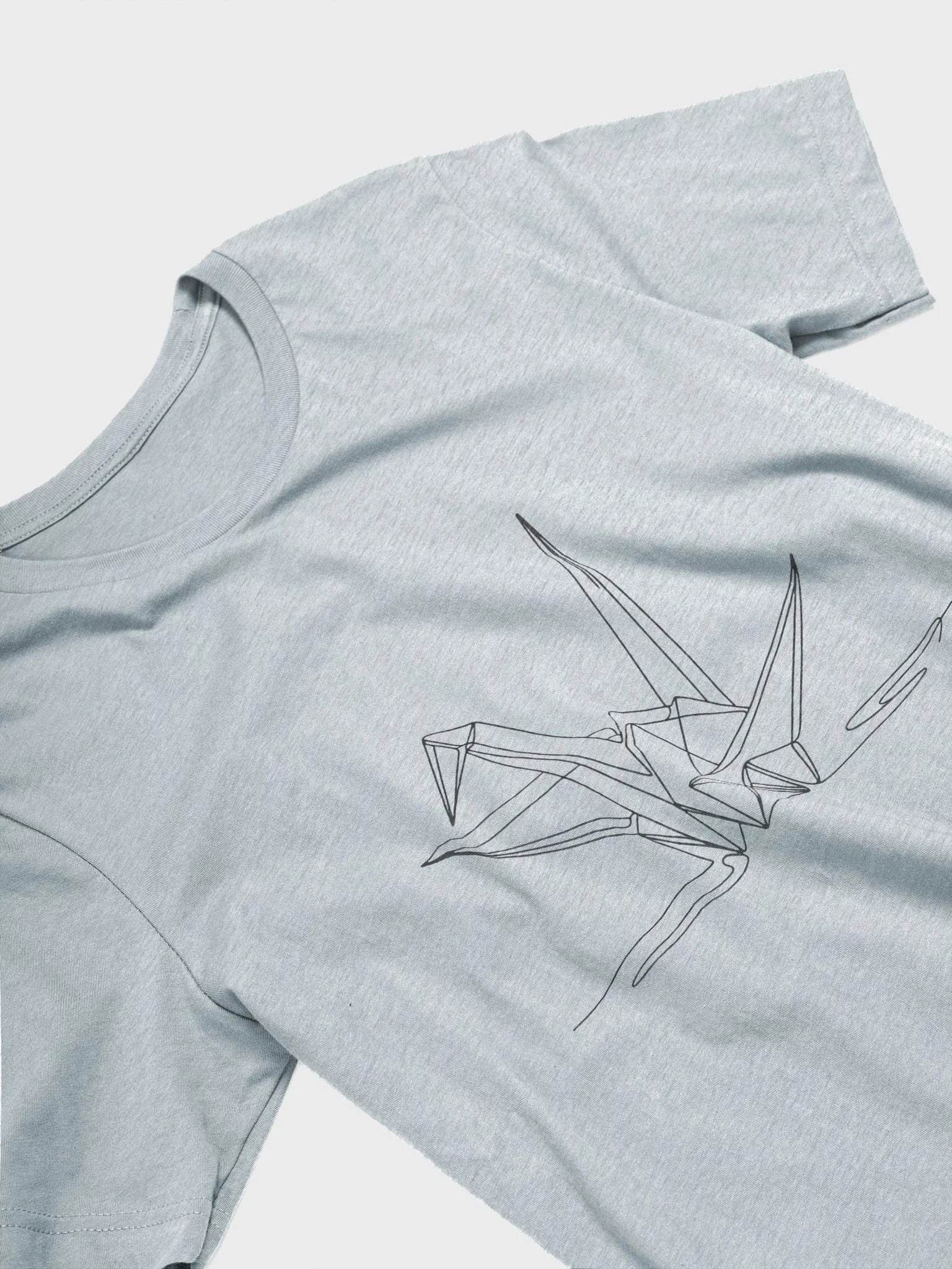 Origami Crane Wireframe T-Shirt product image (20)