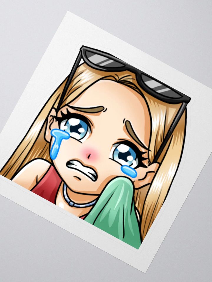 Fleur Cry Emote Sticker product image (2)