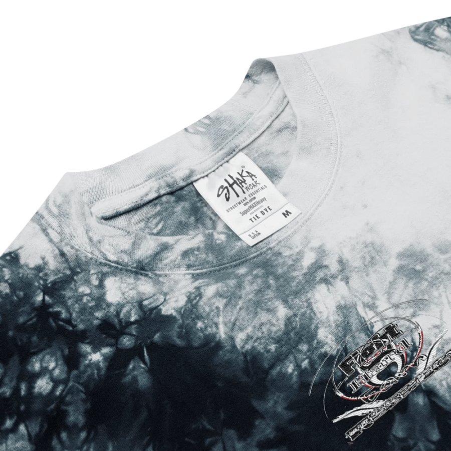 Fight Hard Earn Respect - Embroidered - Oversized Tie-Dye T-Shirt product image (8)