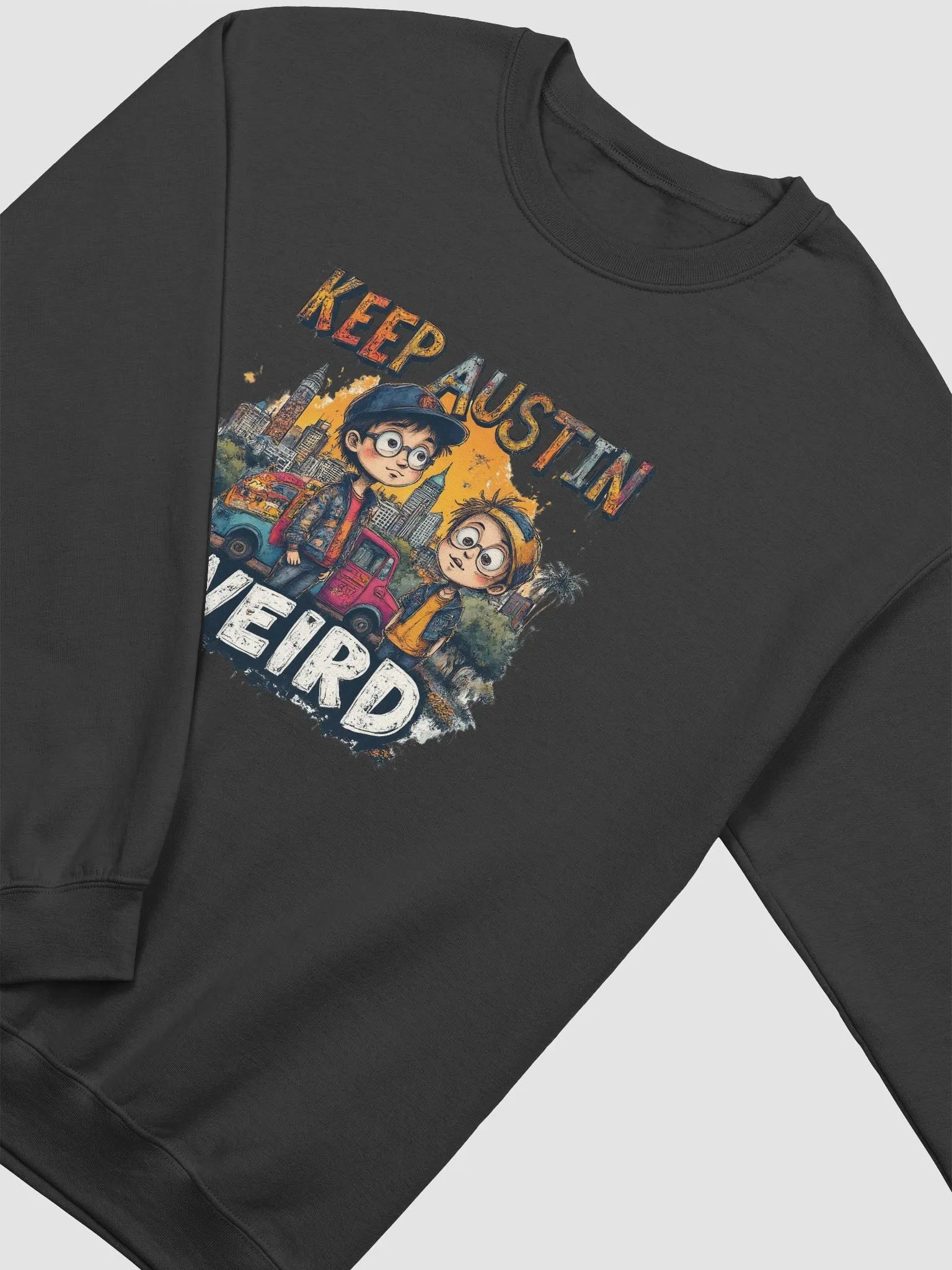 Keep Austin Weird Crewneck Sweatshirt product image (17)