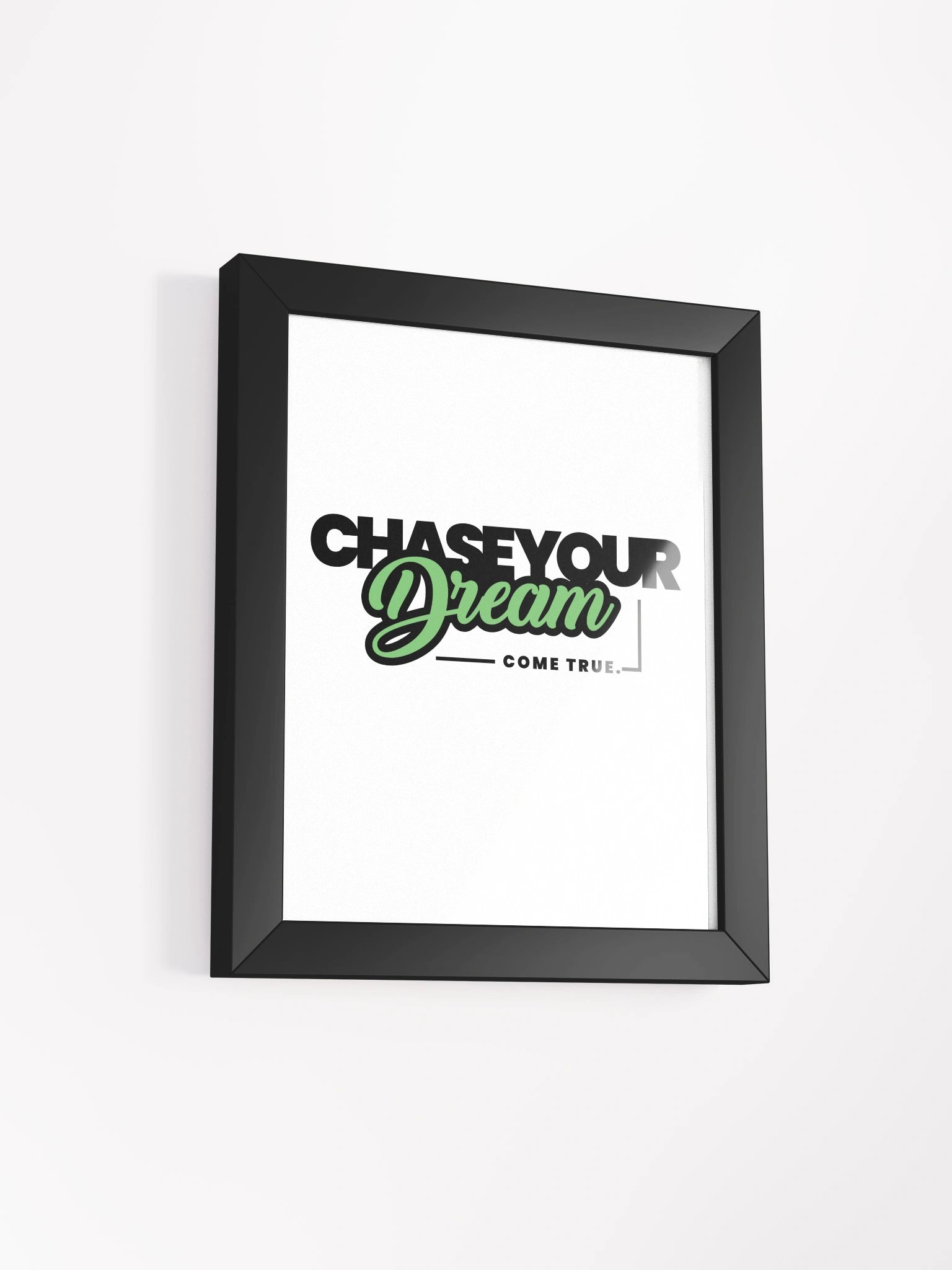 Chase Your Dream Motivational Framed Poster product image (2)