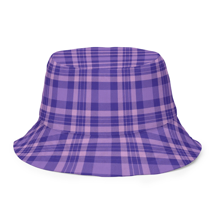 Purple Plaid Dreams Reversible Bucket Hat product image (2)
