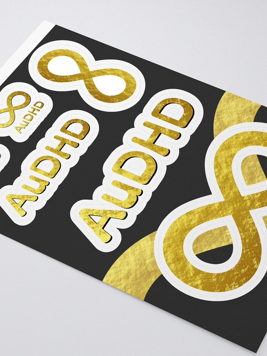 Golden Infinity AuDHD Sticker Sheet product image (2)