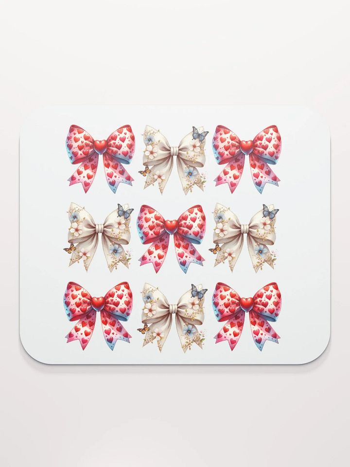 Spring Bows Heart Harmony Mouse Pad product image (1)