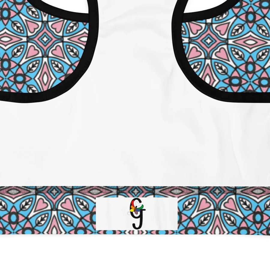 Trans Abstract (1) - Sports Bra product image (8)
