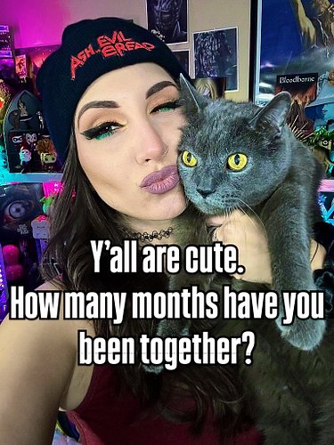 Saw this cute trend for couples and thought I’d do it with my cat since he is the love of my life! 🐾

Meet Shadow, a Russian ...