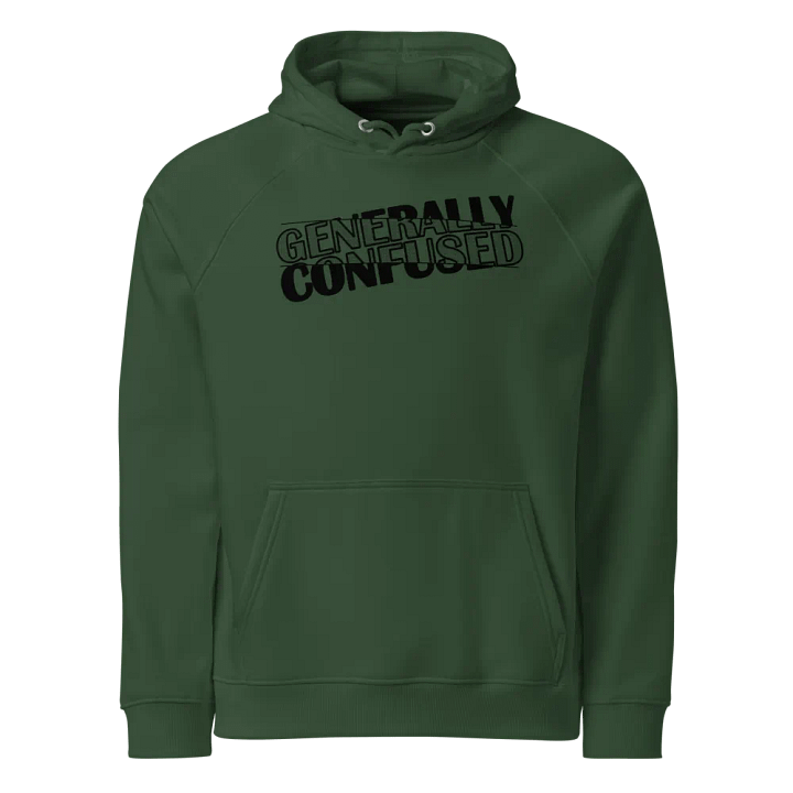 Generally Confused Hoodie (Black Print) product image (1)