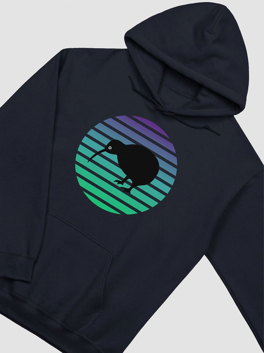 Retro Aqua Blue Sunset and Kiwi Bird product image (2)