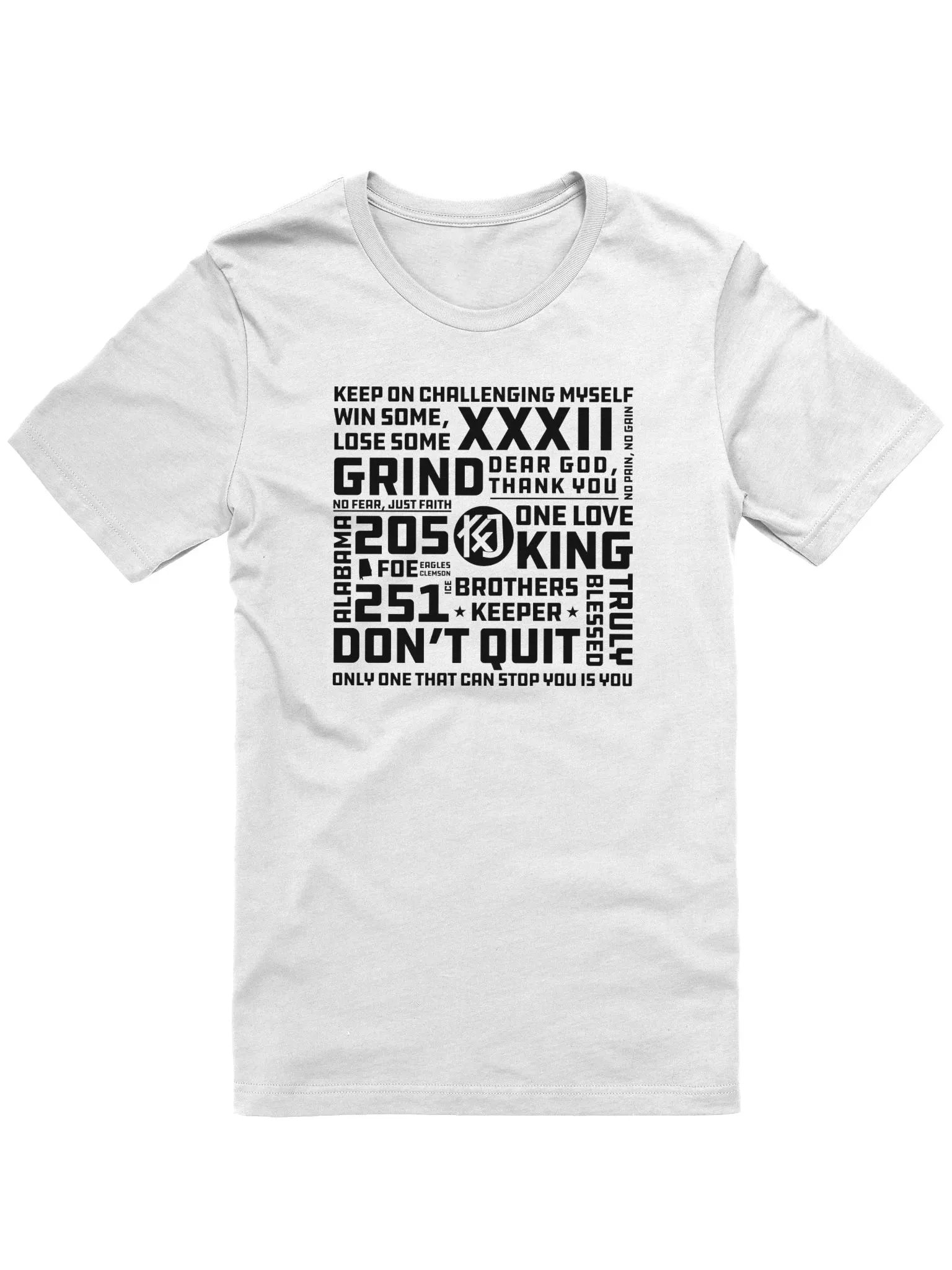 Don't Quit T-Shirt (White) product image (1)