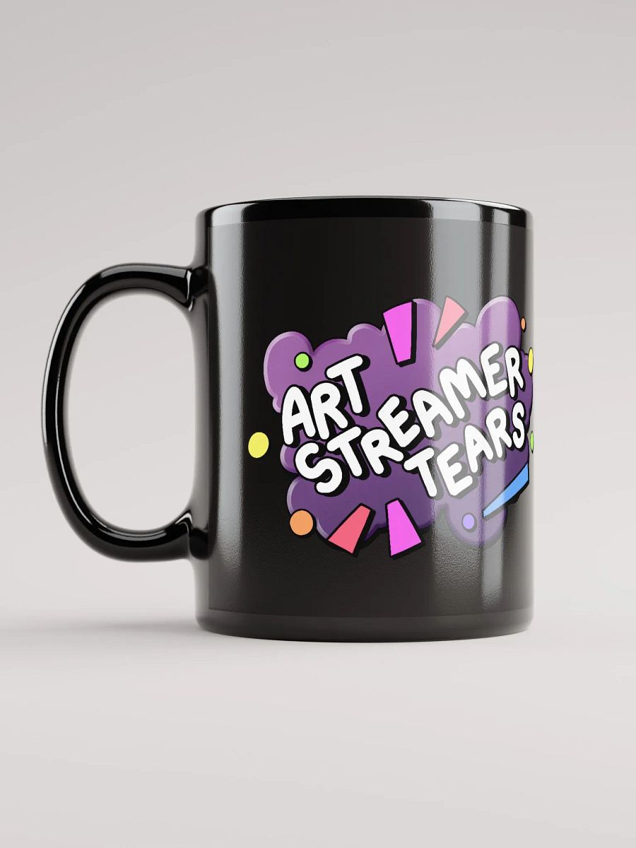 Art Streamer Tears Mug - Black product image (1)
