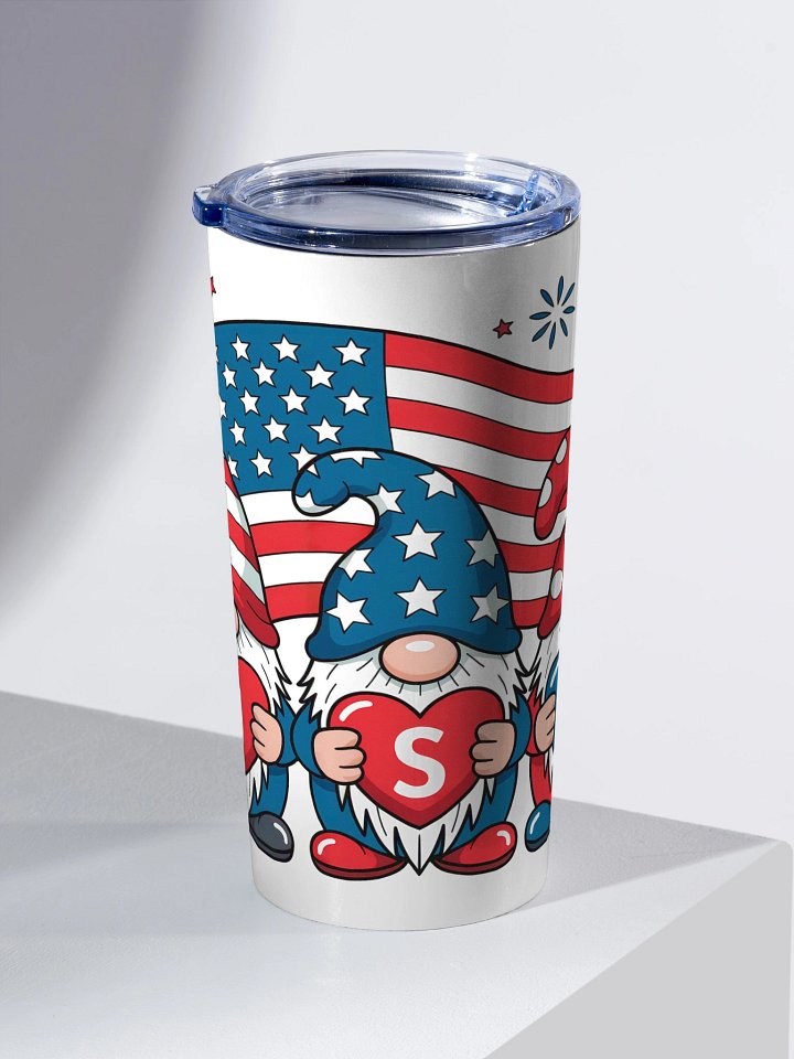 Patriotic Gnomes 20oz Stainless Steel Tumbler product image (2)