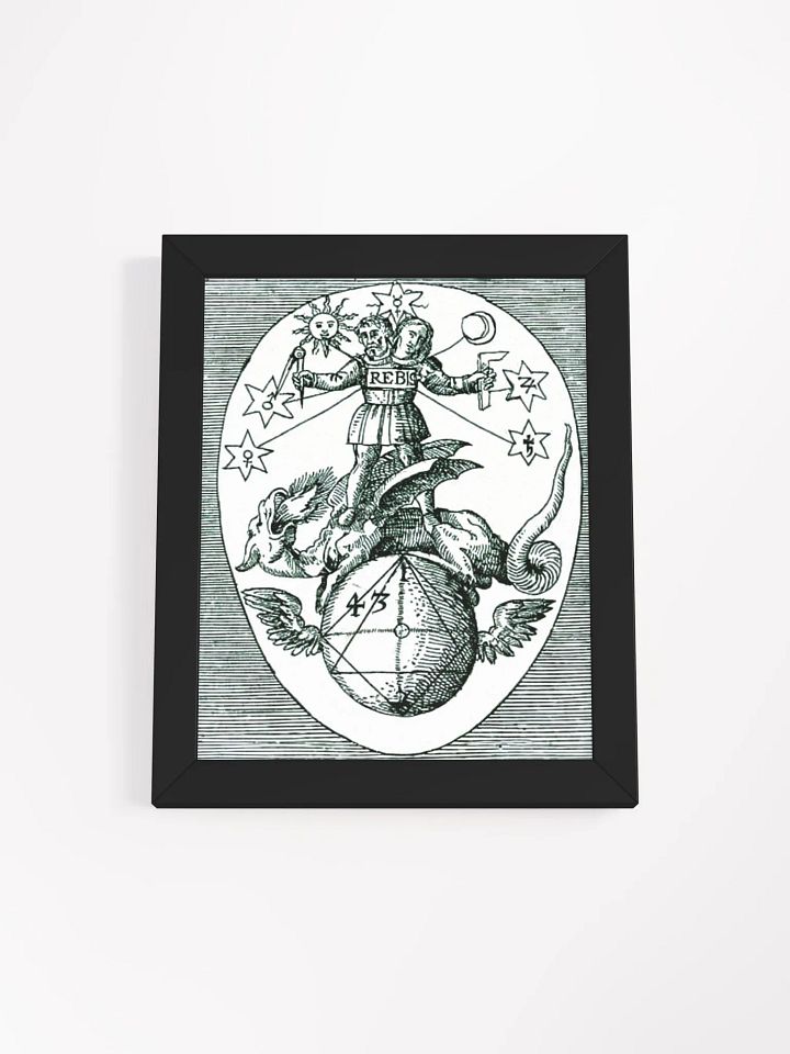 Hermes Trismegistus REBIS, Alchemy Art Print, Occult Wall Art, Ancient Poster, Magick Illustration, Sacred Geometry Decor, Esoteric Home Decor, Black & White Print product image (29)
