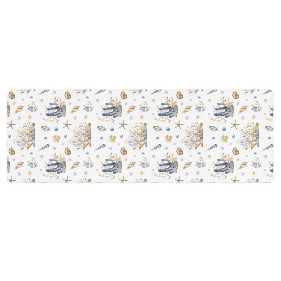 Underwater Seashells Pattern Yoga Mat by Treasure Pie product image (1)
