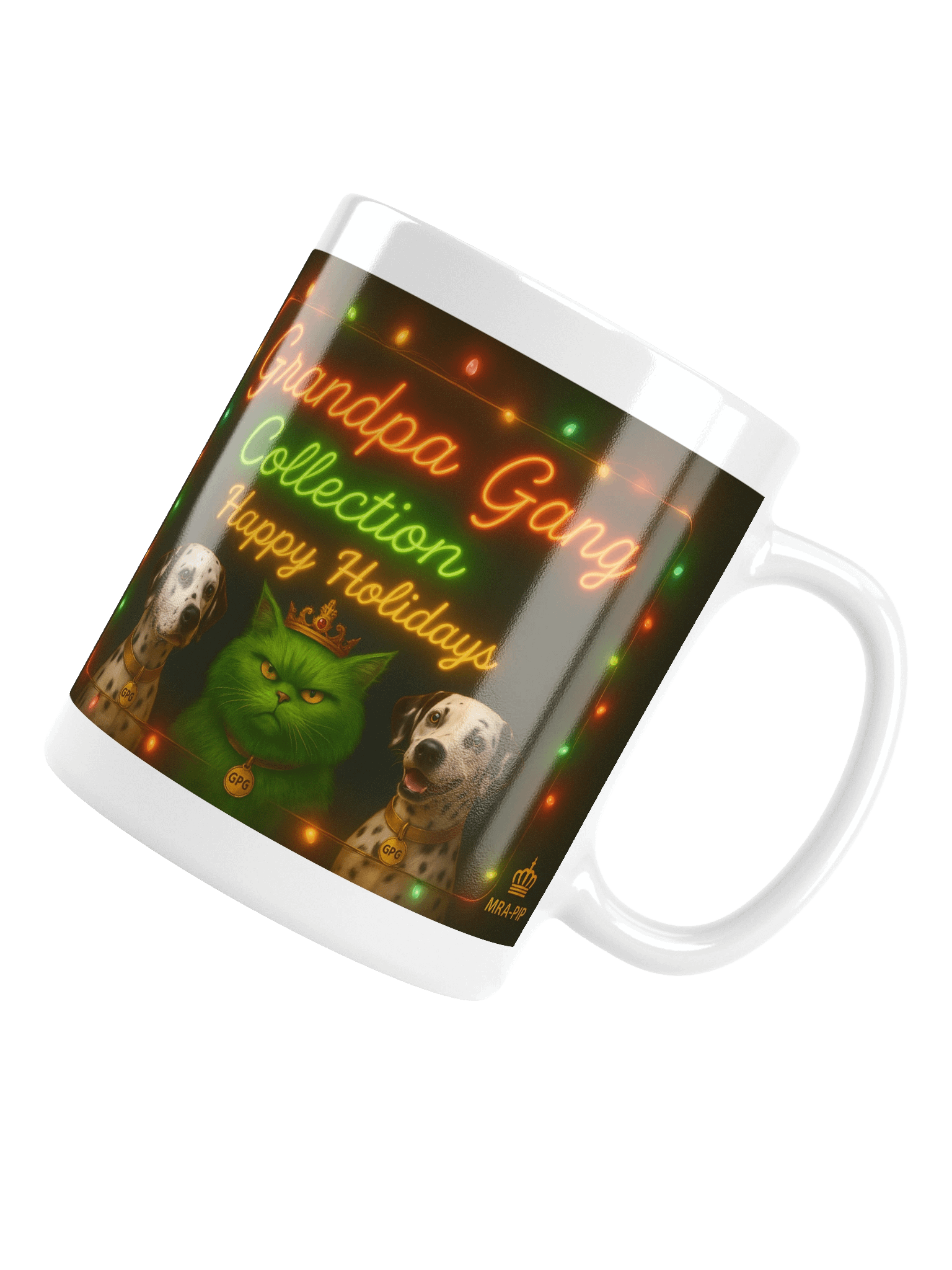 Neon Grandpa Gang Happy Holidays Mug product image (15)