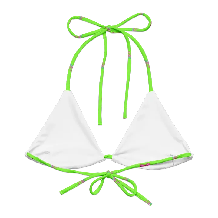 Neon Vibes Bikini Top product image (2)