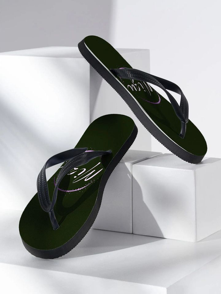 Flip Flops, Black w/ Color Logo product image (2)