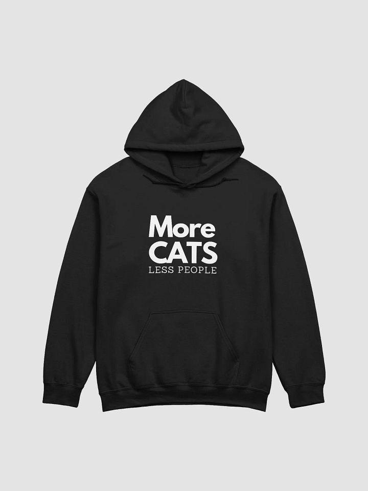 More Cats, Less People Hoodie product image (1)