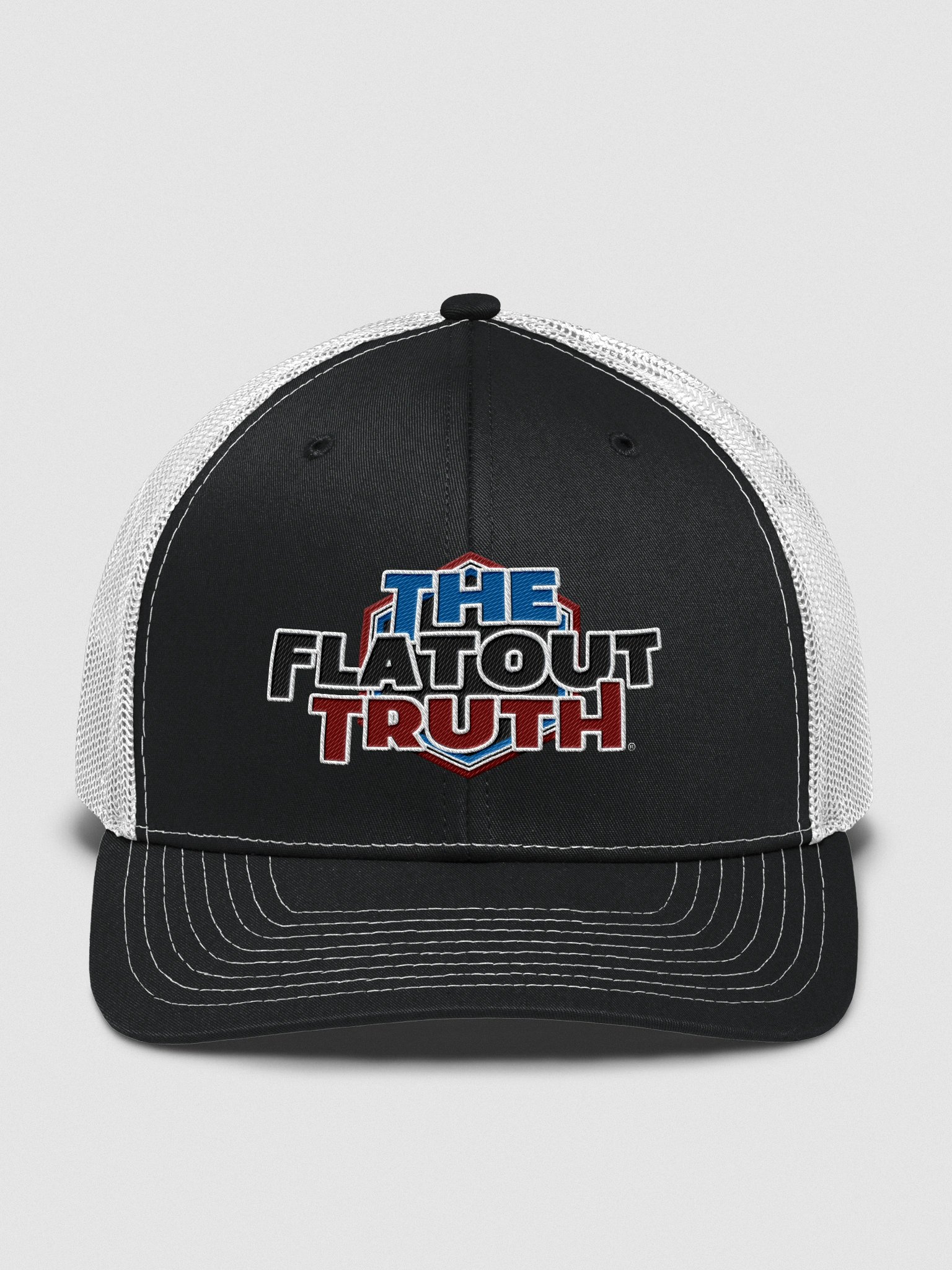 TFOT Embroidered Red Hex Snapback Trucker Hat product image (2)