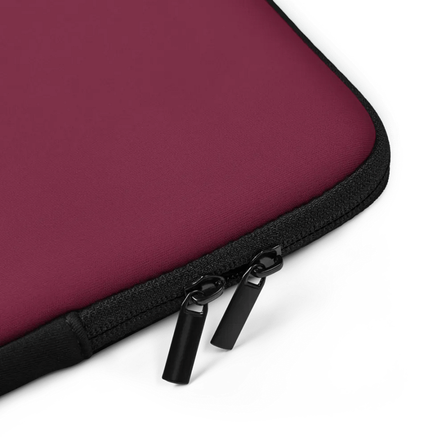 Maroon Laptop Sleeve product image (4)