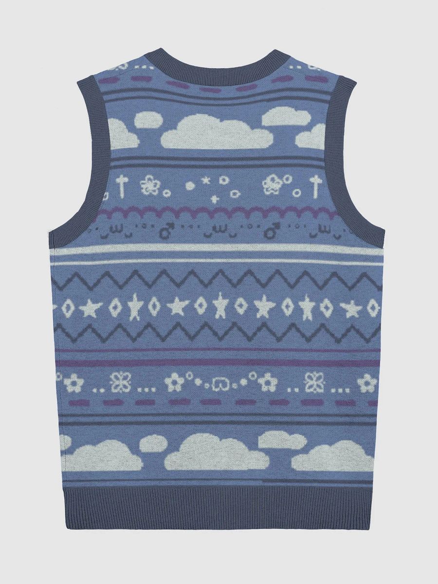 Cloudy Christmas Vest - Blue product image (8)