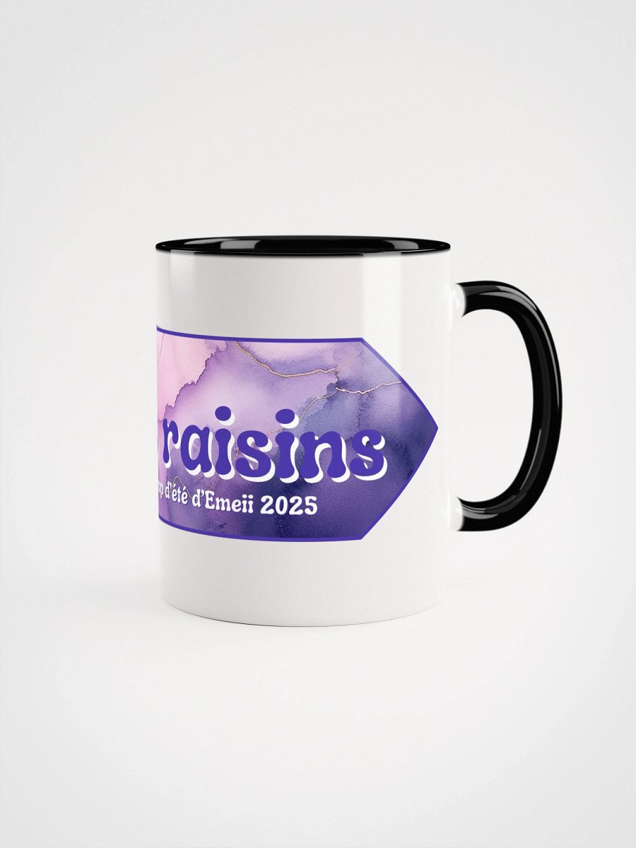 ''Les raisins 2025'' Tasse en céramique avec couleur à l'intérieur product image (1)
