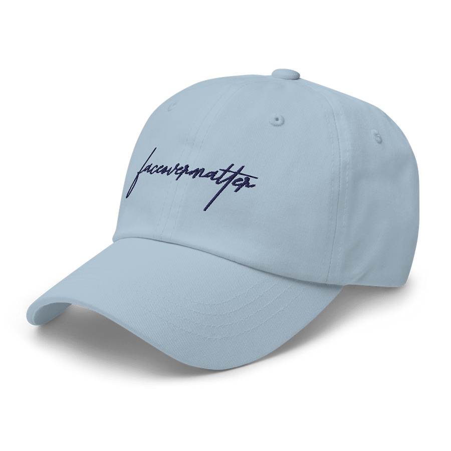 Faceovermatter Dad Hat (Light Blue) product image (4)