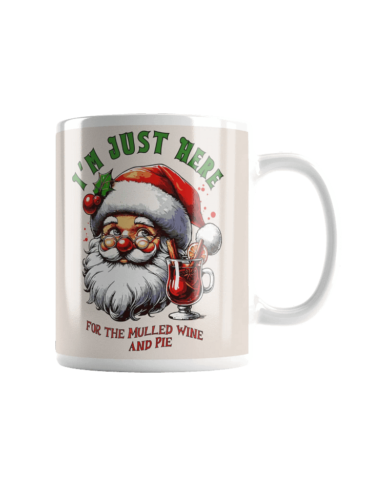 Mulled Wine & Santa Funny Christmas Mug product image (1)