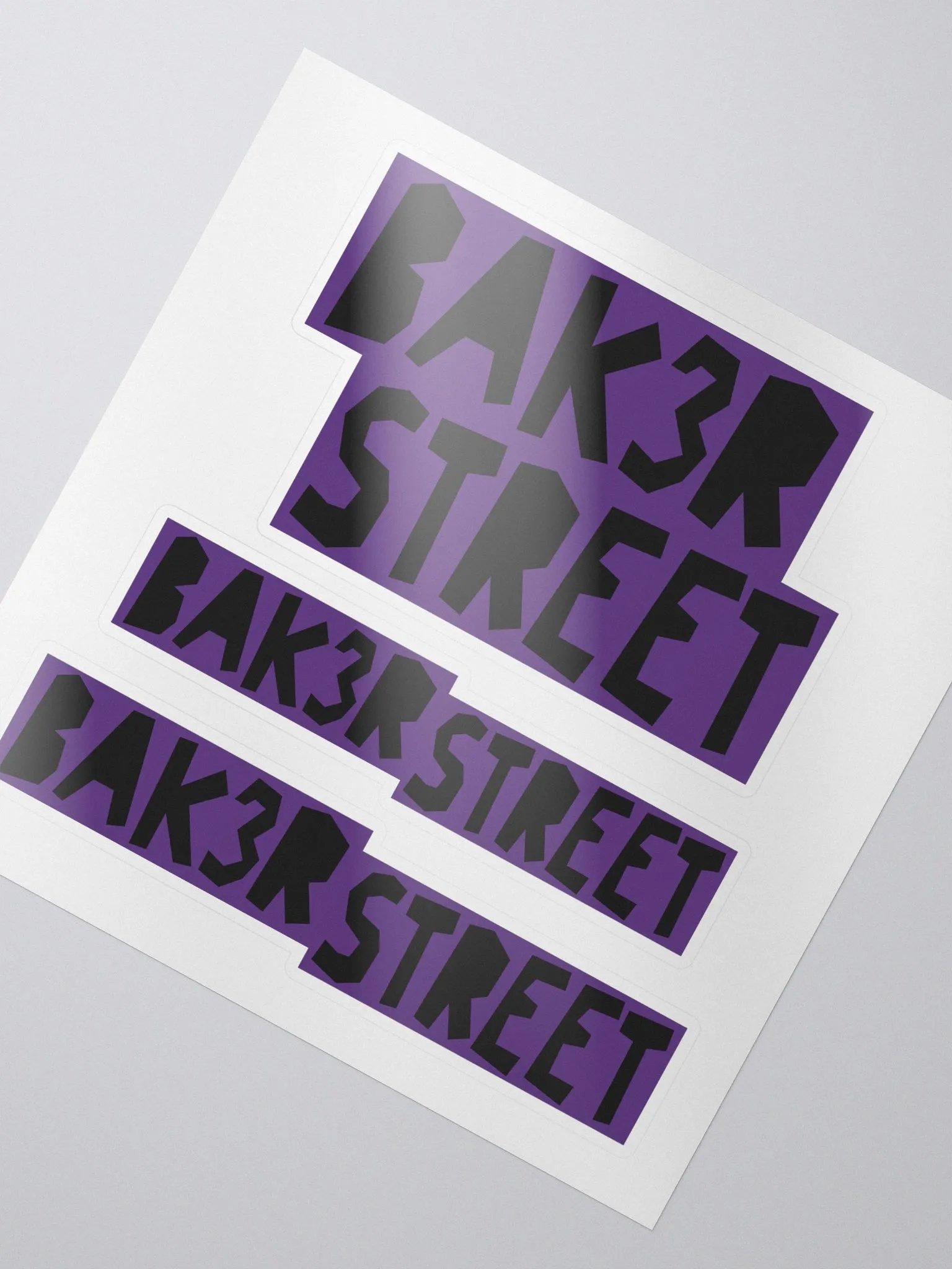 Bak3rstreet Sticker Sheet product image (2)