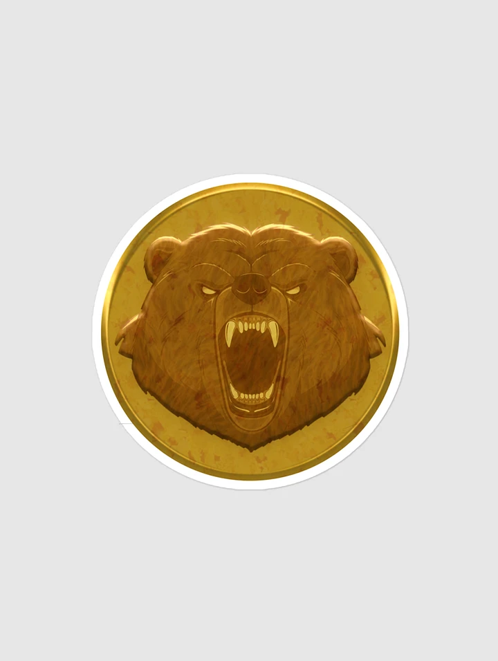 Bear Power Coin - Sticker product image (2)
